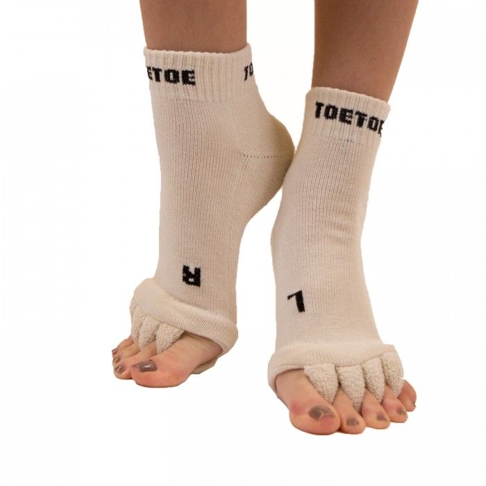 TOETOE® Socks - Ankle Toe Separator Fawn Unisize